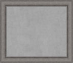 Amanti Art Grey Framed Magnetic Board 24x28 Medium Vision Board by AmantiArt