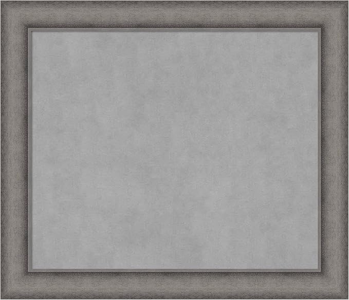 Amanti Art Grey Framed Magnetic Board 24x28 Medium Vision Board by AmantiArt