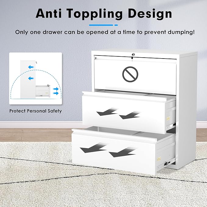 Pataku Metal Lateral File Cabinet - Image 8