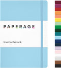 PAPERAGE Lined Journal Notebook, 160 Pages, Medium 5.6 in x 8 in by PAPERAGE