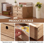 Kirigen Wood Desktop Storage Cabinet/Workspace Document Office necessity - Image 6