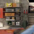 Regal Altair 21" Deep x 60" Wide x 64" Height Wire Shelving Kit | 5-Tier | NSF - Image 8