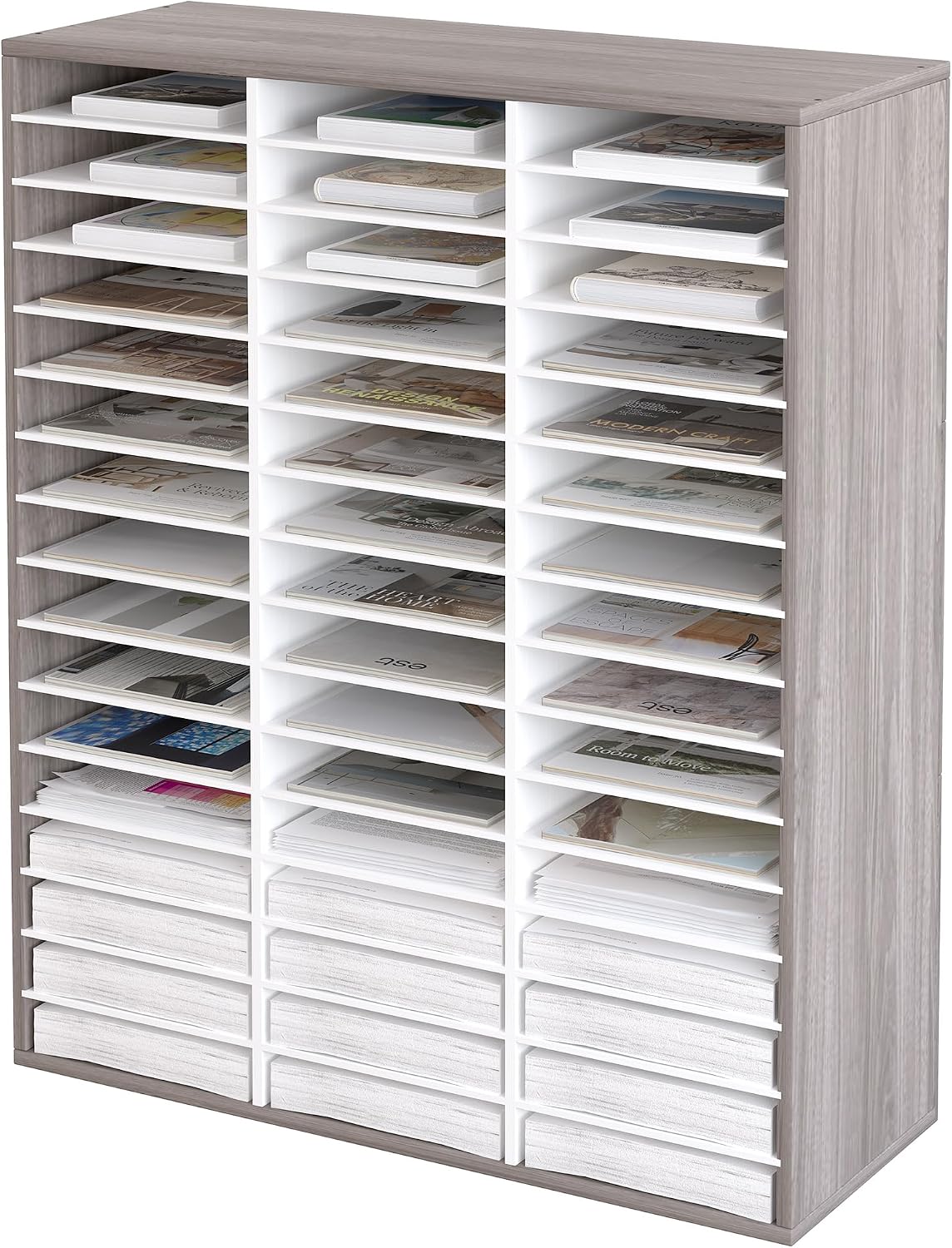 EasyPAG Wooden Literature Organizer