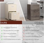 Kubohogar 2 Drawer Mobile File Cabinet - Image 7