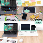 Varhomax Glass Desk Whiteboard - Image 3