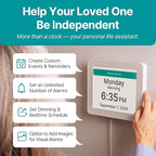American Lifetime New 2026 Dementia Clock Large Digital Clock - Image 5