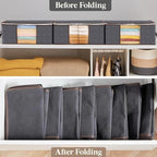 Lifewit 8 Pack Clothes Storage Bag, Foldable Storage Bin Closet Organizer - Image 5