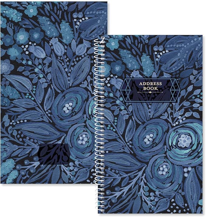 Navy Blossoms Address Book - Image 4