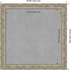 Amanti Art Silver Framed Magnetic Board 28x28 Medium Vision Board - Image 2