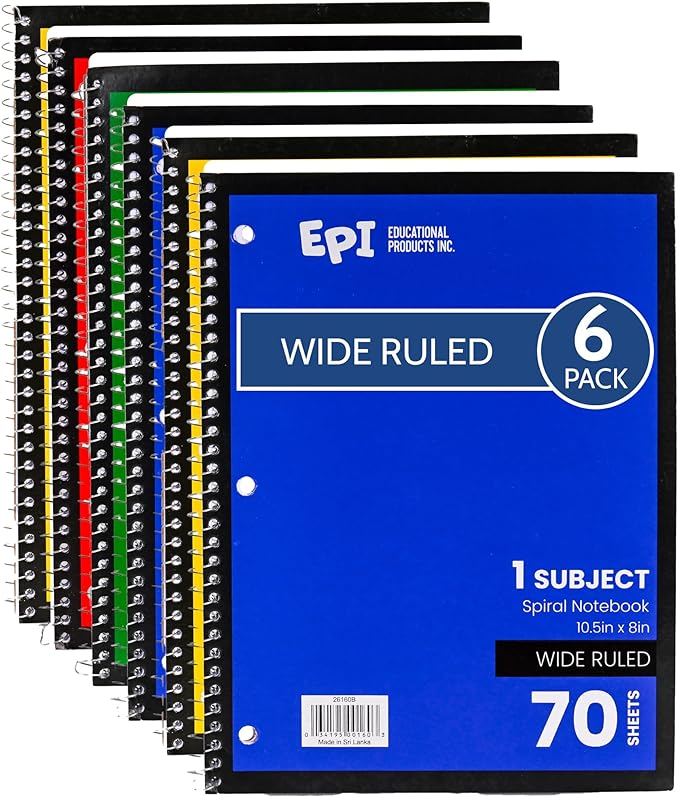EPI Spiral Notebook | Wide by EPI