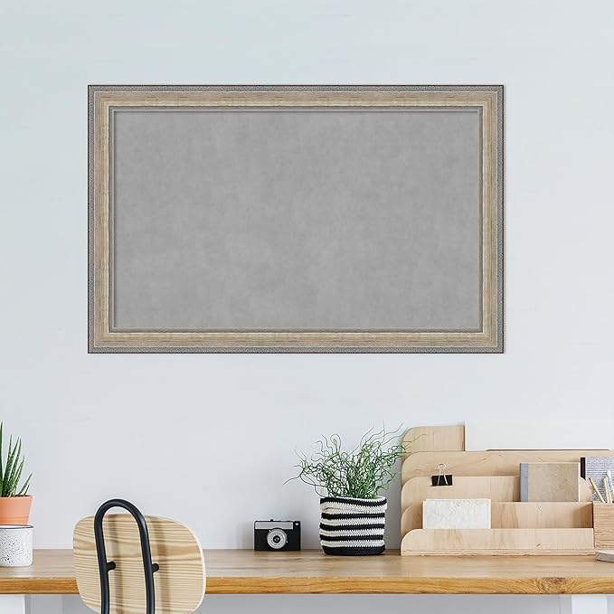 Amanti Art Silver Framed Magnetic Board 29x45 Large Vision Board - Image 5