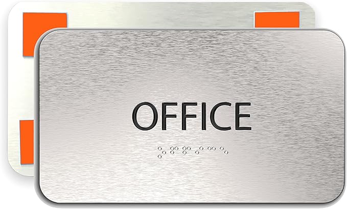 ADASigns Office Sign 7”x4” by ADASigns