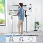 VIVO Electric 55 x 28 in Standing Desk, Memory Height Adjustment, 1B Series - Image 4