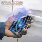 BWEGRHE Slim Credit Card Holder, Aluminum Minimalist Hard Case Pocket-Sized - Image 3