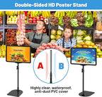 VAIIGO 6Pack Sign Stand for Display 8.5 x 11, Adjustable Poster Stand for Table - Image 4