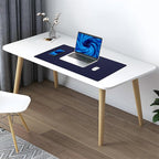 AFIING Dual-Sided Desk Pad, Natural Cork & PU Leather, Desk Mat Protector - Image 7