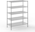 Regal Altair 24" Deep x 48" Wide x 64" Height Wire Shelving Kit | 5-Tier | NSF