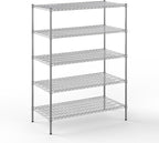 Regal Altair 24" Deep x 48" Wide x 64" Height Wire Shelving Kit | 5-Tier | NSF by Regal+Altair