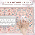 iCasso Desk Mat for Keyboard and Mouse, Large Mouse Pad, Desk Pad Mat, - Image 3