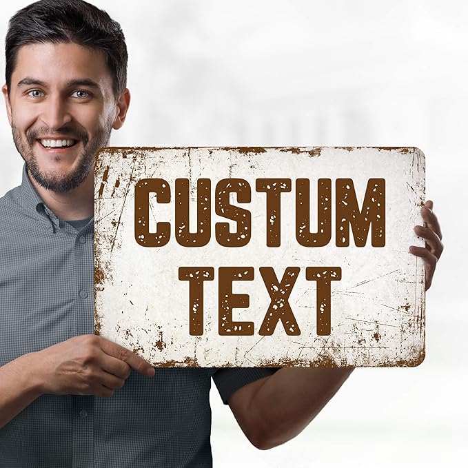 Custom Sign, Custom Street Sign, 11 Font Colors, 13 Font Styles, 4 Hole Options - Image 2