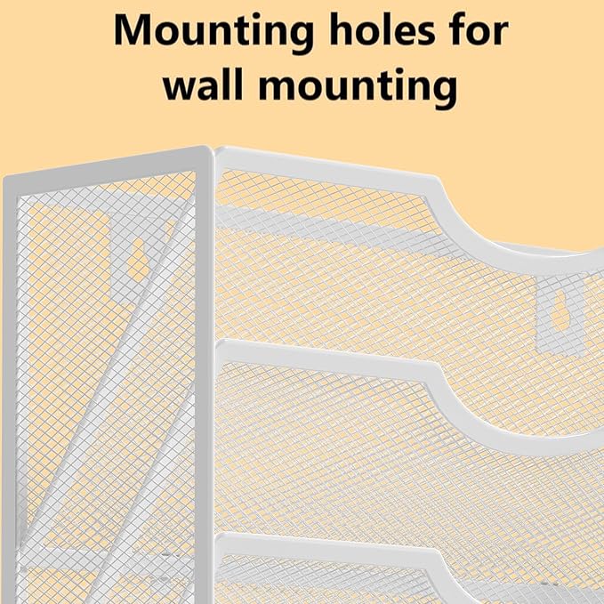 Kuntine.B Wall File Organizer Office Hanging Magazine Holder Wall File Organizer - Image 4