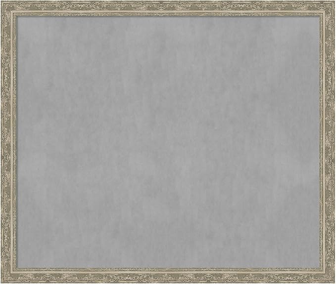 Amanti Art Silver Framed Magnetic Board 44x52 Oversize Vision Board by AmantiArt