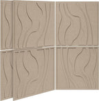 BUBOS Large Acoustic Panels, Self-adhesive Sound Absorbing Panels Decorative by BUBOS
