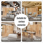 ALeesing 6 Panel Wood Room Divider Fully Assembled, Decorative Room Dividers - Image 7