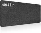 Large Felt Desk mat, Office Computer Desk by Anpuimult