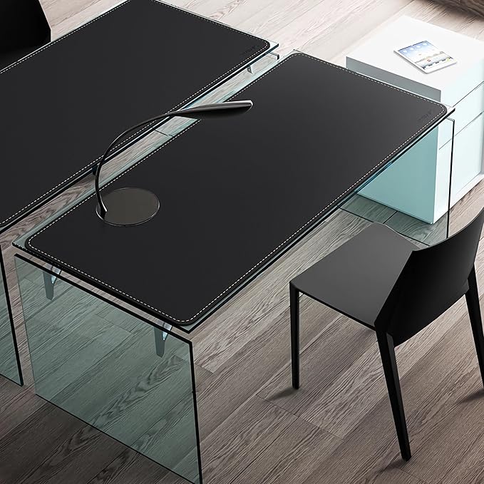 Mydours Large Desk Mat 51.2" x 23.6", PU Leather Surface - Image 3