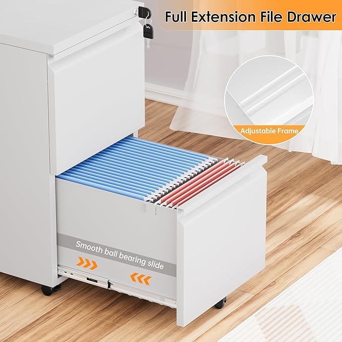INTERGREAT 2 Drawer File Cabinet - Image 7