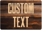 Custom Sign, Custom Street Sign, 11 Font Colors, 13 Font Styles, 4 Hole Options by MySignCenter