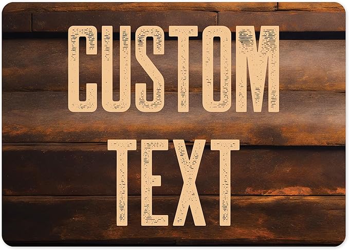 Custom Sign, Custom Street Sign, 11 Font Colors, 13 Font Styles, 4 Hole Options by MySignCenter