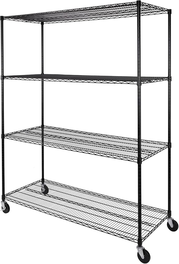 Seville Classics UltraDurable Heavy Duty NSF Solid Steel Wire Rack Storage Unit by SevilleClassics