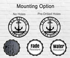 Personalized Lake House Decor, Custom Nautical Wall Decor, Nautical Decor - Image 5