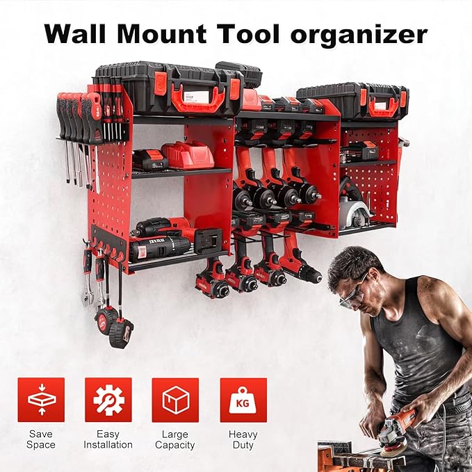 Power Tool Organizer Wall Mount - Image 4