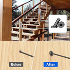 BLIKA 20 Pack 25 30 35 Degree Black Cable Railing Angle Beveled Protector - Image 5