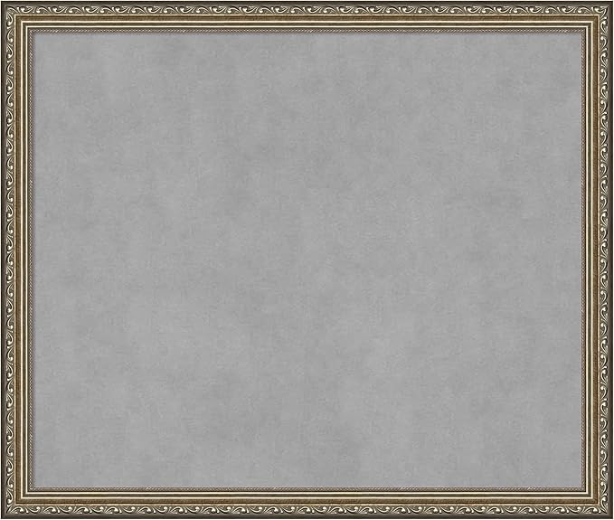 Amanti Art Silver Framed Magnetic Board 22x26 Medium Vision Board by AmantiArt
