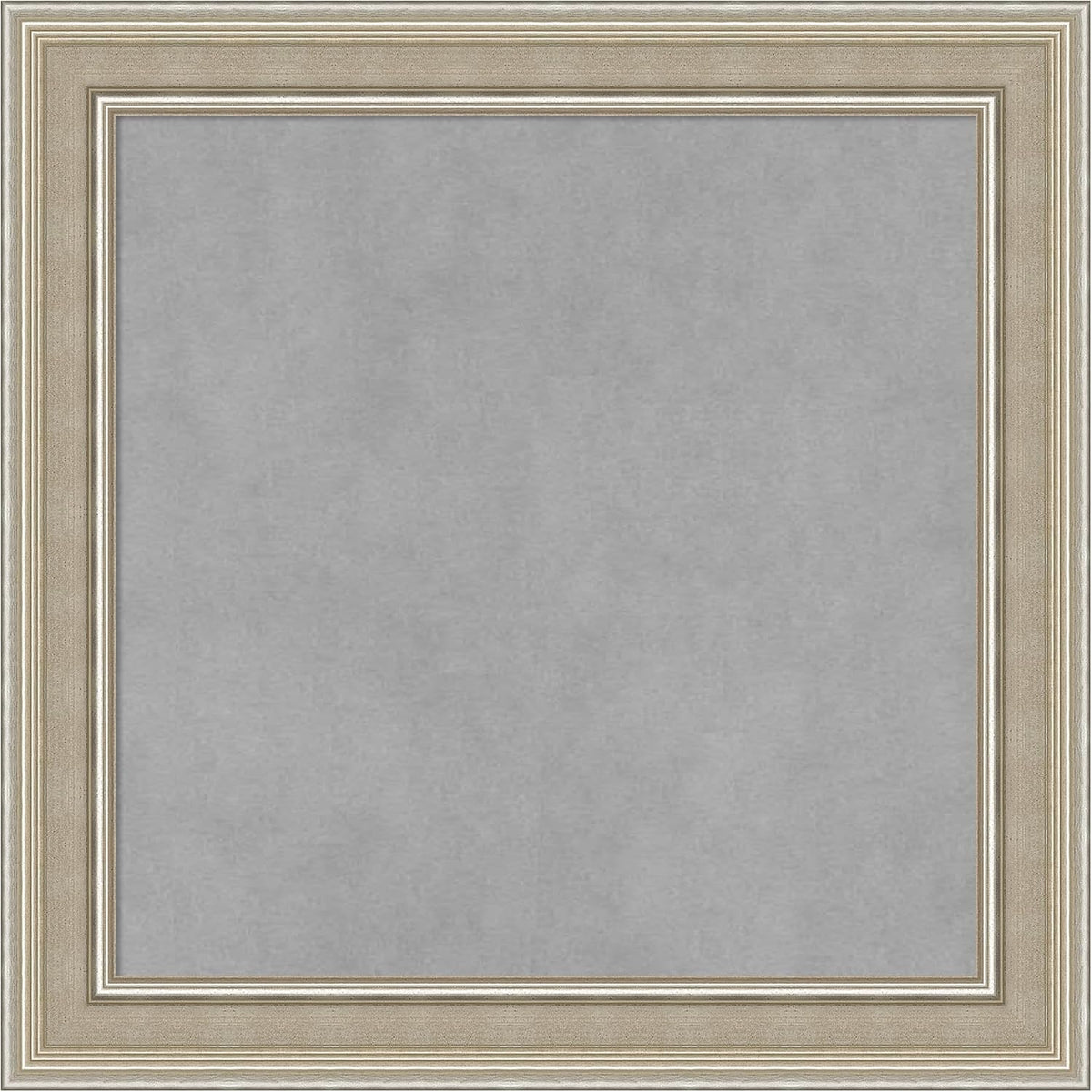 Amanti Art Silver Framed Magnetic Board 20x20 Small Vision Board