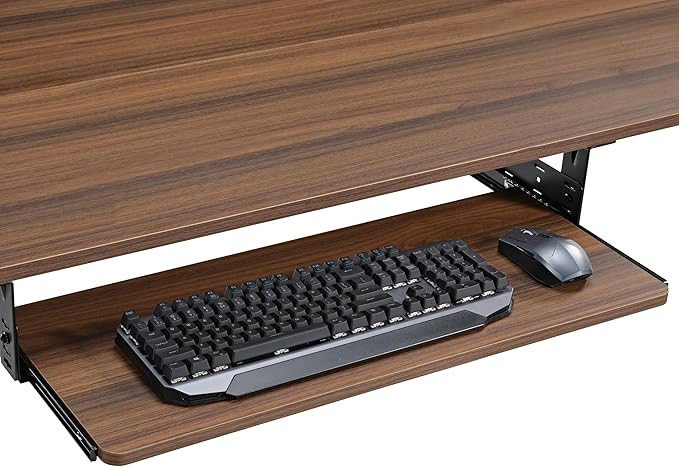 EUREKA ERGONOMIC Adjustable Keyboard Tray Under Desk, 28x11 Inch Large Slide by EUREKAERGONOMIC