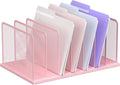 Kuntine.B Desk File Organizer Upright Mesh Desktop Organizer File Sorter Office by KuntineB