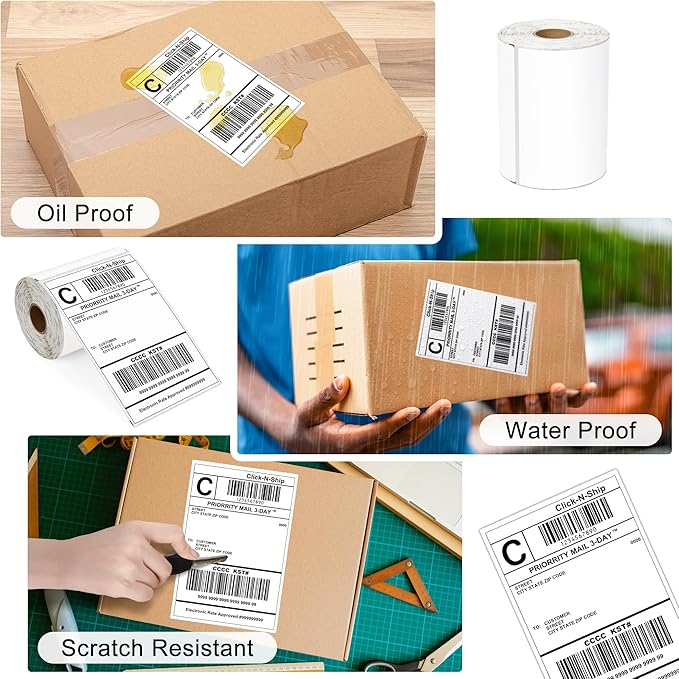 L LIKED 7, Compatible with Zebra, 250 Labels per Roll, 30 Rolls - Image 5