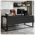 EcoBrisa Under Desk Privacy Panel Self-Adhesive Modesty Panel Stand Up Desk - Image 2