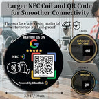 Epoxy Sticky Card with NFC Chip & QR Code - Image 3