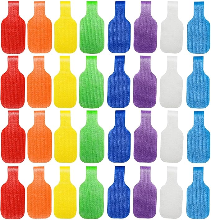 32-Pack Reusable Cable Labels by Unknown