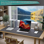 K KNODEL Felt Desk Mat, Large Desk Pad Protector, Office Computer Desk Mat - Image 4