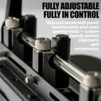 officemate 3 hole punch - 32 sheet capacity on a desk or shelf