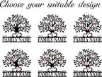 Personalized Family Tree Metal Sign Custom Last Name Sign Tree of Life Wall Art - Image 6