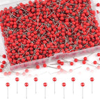1000 Pcs Multi-Color Push Pins, Map Pins by Unknown