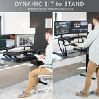 VIVO 36 inch Height Adjustable Stand Up Desk Converter, V Series, Quick Sit to - Image 3